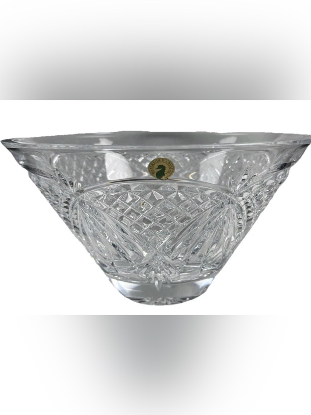 Waterford Crystal O’Mara 10” Lead Crystal Bowl Made In Ireland New In Box Heavy